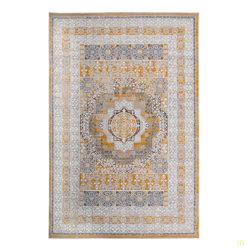 Collection 6X9 /Medallion Non-Shedding Living Room Bedroom Dining Home Office Stylish And Stain Resistant Area Rug