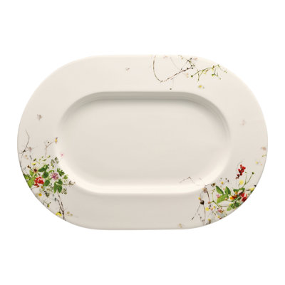 Brillance Fleurs Sauvages Bone China Platter