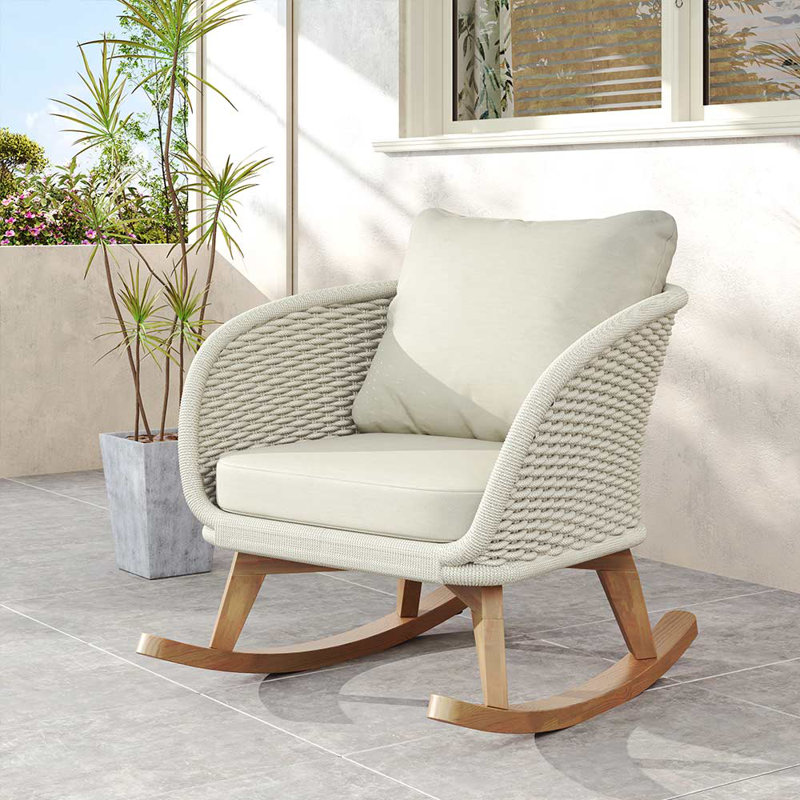 Chaises berçantes, Beige