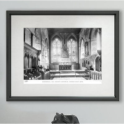 Bakewell, All Saints Church, Choir East 1890 - Single Picture Frame Print