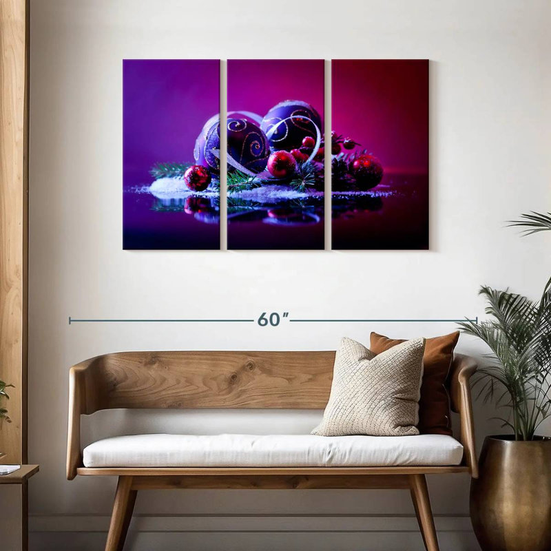 Décoration de Noël Lelend, H 28 po x l 45 po