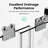 56"-60"W*72" H  Semi-Frameless Double Sliding Shower Door, Bypass Shower Door, 1/4" (6Mm) Thick SGCC Tempered Glass Door,  Chrome-119845659