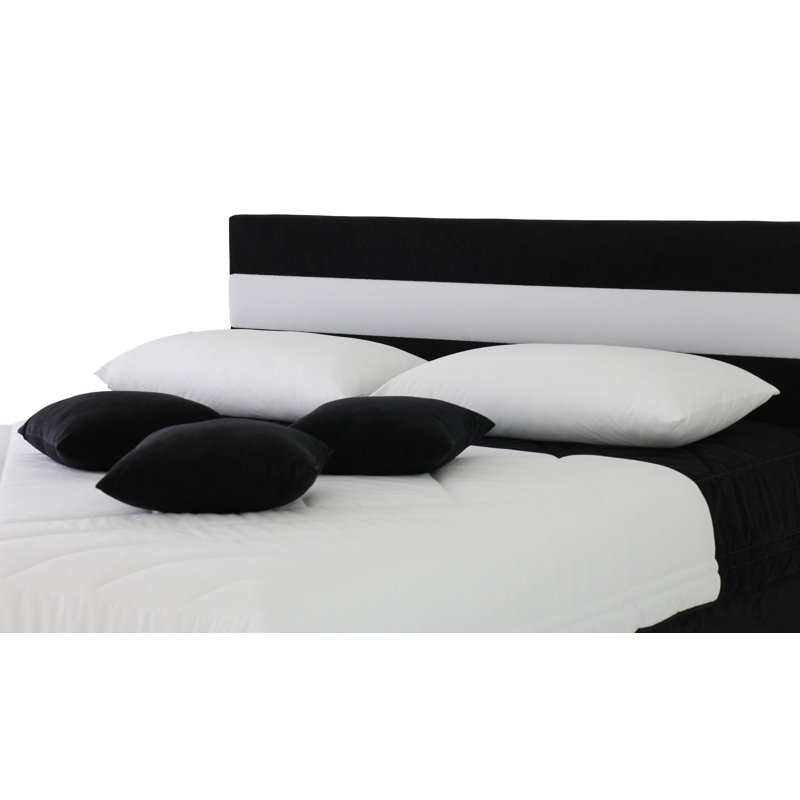 Darla 5 Piece Pillow Set, Black/White