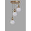 Lustre élégant en métal, finition blanche et dorée, hauteur réglable 31,5 pouces | Plaque de base de 11,8 po de diamètre | 3 x douilles E27 de 40 W maximum (ampoules non incluses) | pour la salle à manger et les espaces de vie, design élégant et fonctionnel-1054004442-1054004438-1054004435