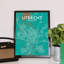 Utrecht City Map - No Frame Print-218579115