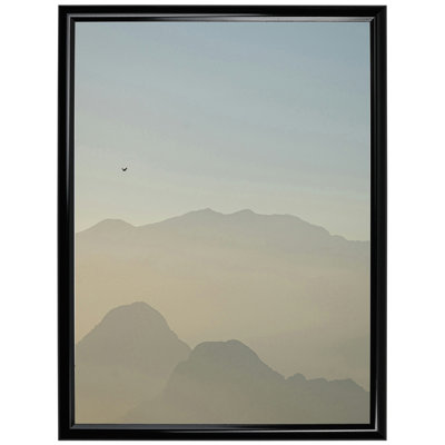 4x5 Picture Frame Black Deluxe Poster, 1 Inch Polystyrene Moulding , Includes Glass and Backing , Wall Display Frame for Art, Posters, or Photos , Frame