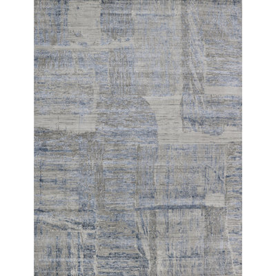 Camouflage Area Rug in Blue