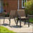 Set of 4 Stackable Outdoor Dining Chairs with Durable Metal Frame for All-Weather Use-1331684807-1331684858
