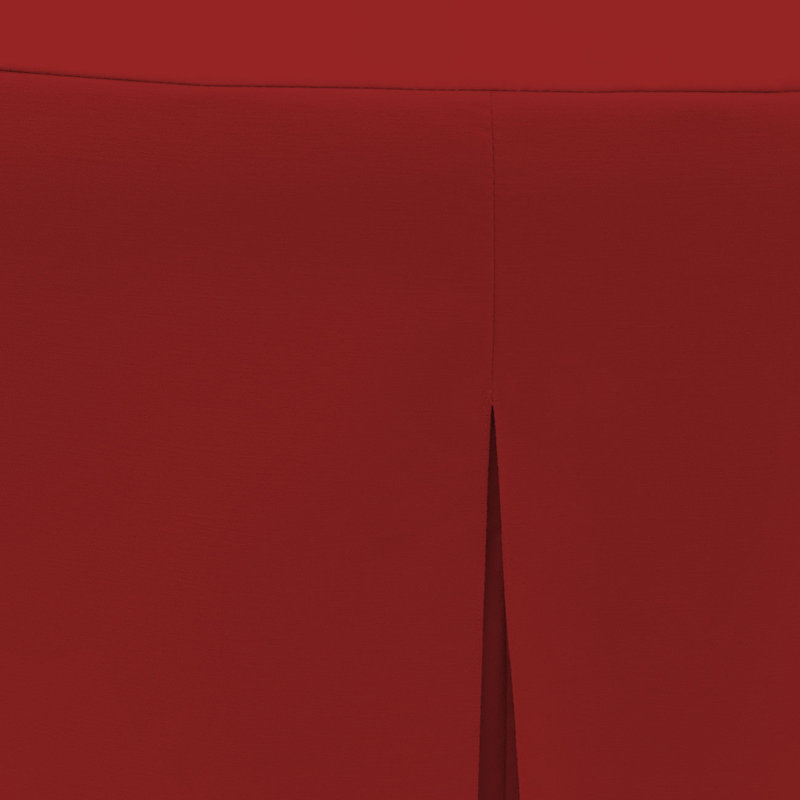 Tablevogue Round Table Cover, Red, 72" L x 72" W