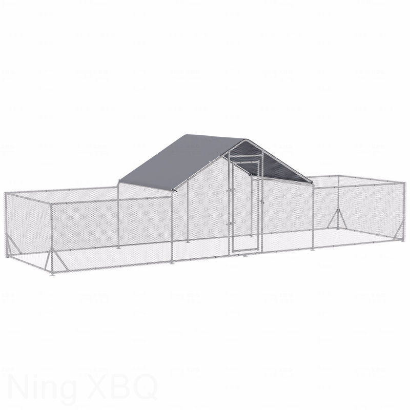 Grand poulailler avec housse imperméable anti-UV