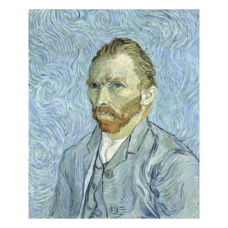 Autoportrait par Vincent van Gogh - Estampe numérique, H 40 po x l 32 po