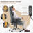 Executive Office Chair, 6-Point Massage Office Chair With Heating Function, High Back PU Leather & Ergonomic Lumbar Support-1575728768