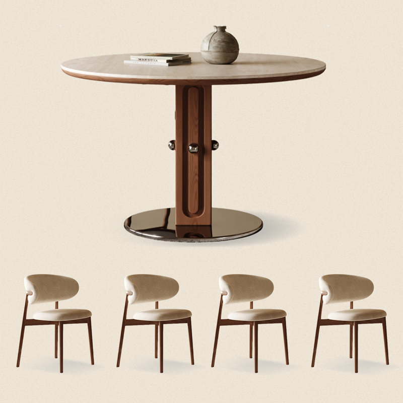 Ensemble de table de salle à manger pour 4 personnes, H 29,53 po x l 39,37 po x P 39,37 po