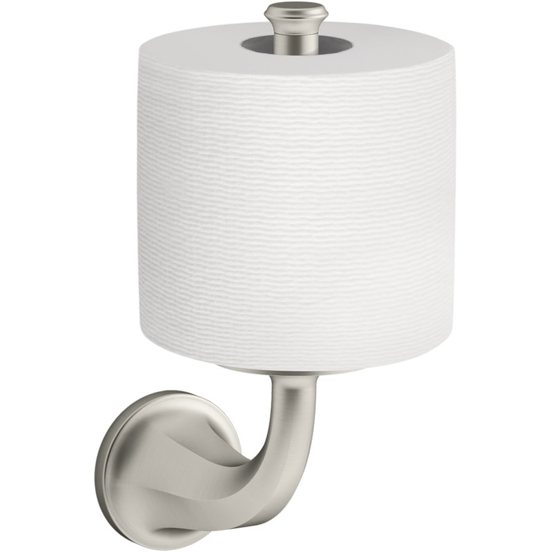 Vertical Toilet Tissue Holder, Vibrant Brushed Nickel