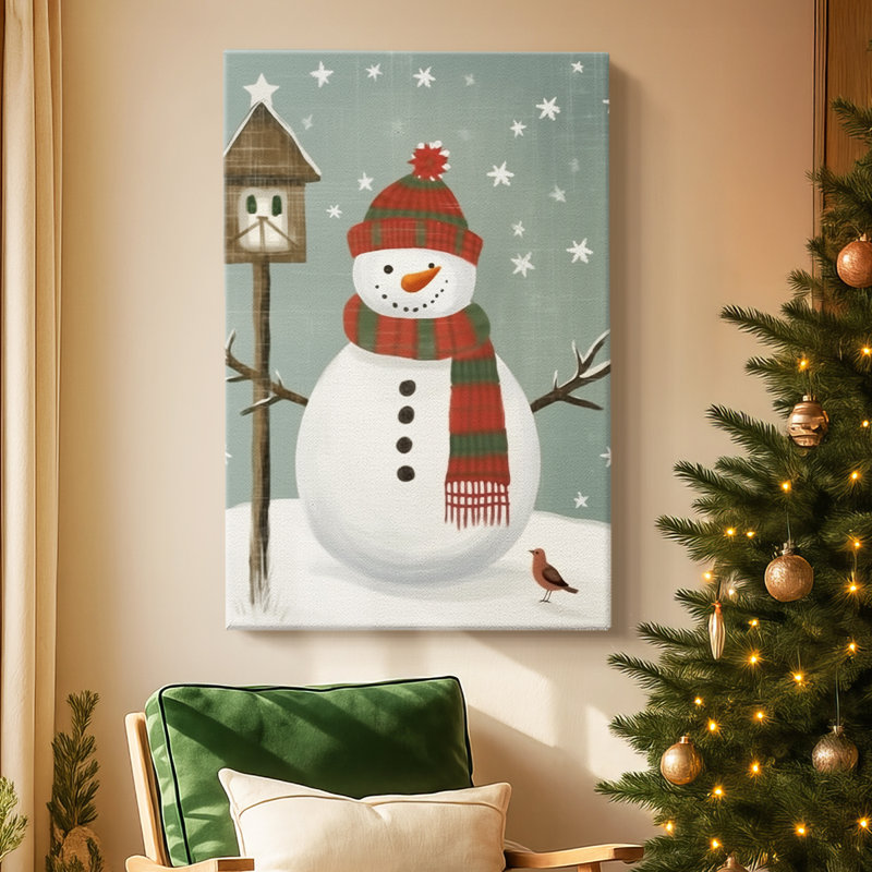 Toile tendue Frostlit Evergreen at Dawn-Premium Gallery, H 36 po x l 24 po