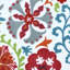 Tapis rouge / bleu / gris Luana-276586244