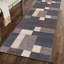 Tapis bleu touffeté à motif géométrique Allyne-1278533769