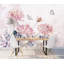 Murale florale rétro rose pissenlit Sandhurst-1138808916