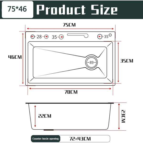 Dimensions du produit