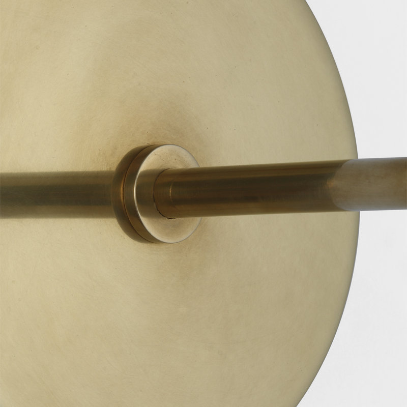 Suzanne Kasler Camille 20" Cordless Sconce with Linen Shade, Polished Nickel