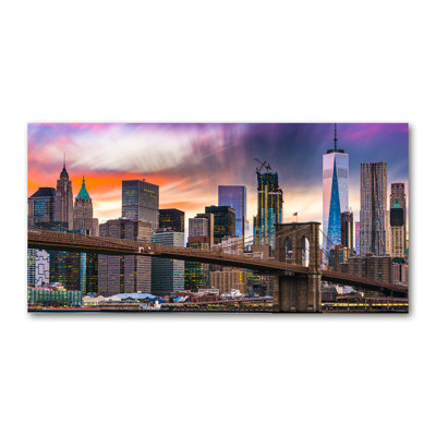 Manhattan New York - No Frame Print on Canvas