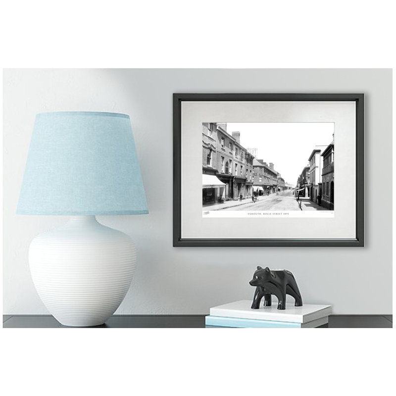 Exmouth, Rolle Street 1895 - Single Picture Frame Print, 60cm H x 80cm W x 2.3cm D
