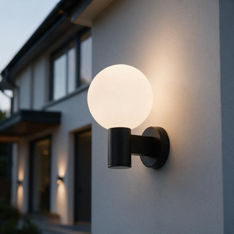 UltraBeam 6 Watt LED Black IP65 Outdoor Up And Down Wall Light