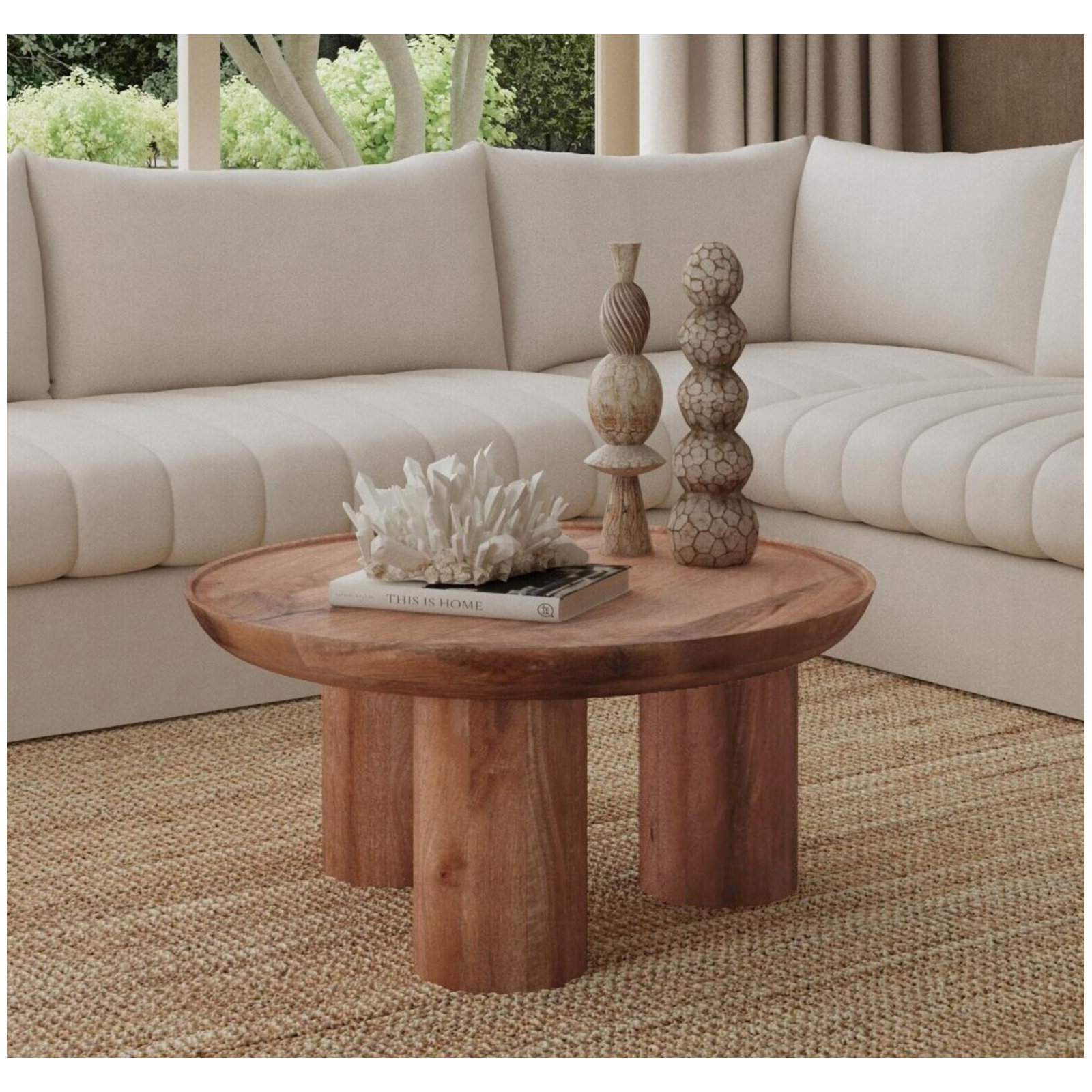 Hailie Solid Wood Single Coffee Table
