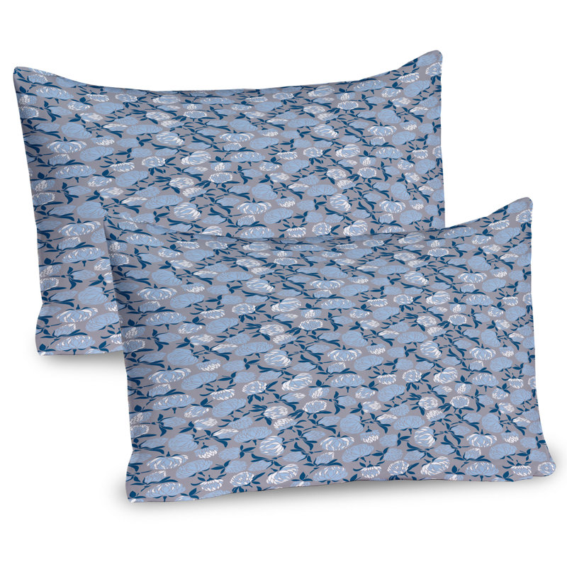 Ensemble de 2 taies décoratives à motif floral pastel Ambesonne, H 20 po x l 36 po