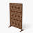 76''h X 47.2''w Metal Privacy Screen Fence Panel-124597280