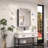 Gervon Rectangle Recessed Medicine Cabinet with Adjustable Shelves-1056989740-1021831154