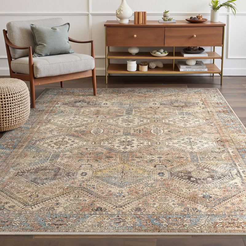Performance Machine Washable Oriental Area Rugs, Runner 2' x 5'