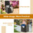 Costway 20.5'' W 28 Gallons Water Resistant Lockable Deck Box in Brown