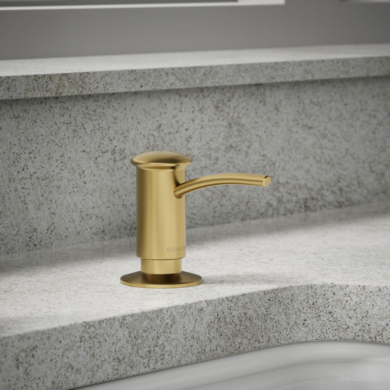 Contemporary Design Refillable Soap Dispenser, Lotion Dispenser for Bathroom or Kitchen