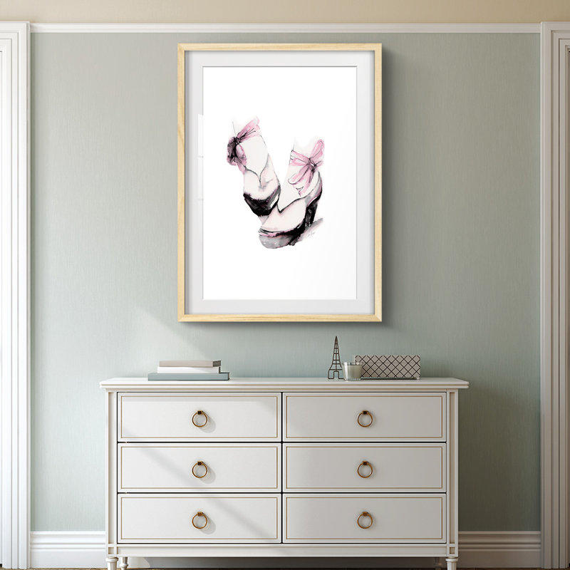 Plateforme de ballet - impression encadrée, Naturel, H 28,5 po x l 20,5 po