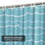 Rideau de douche imperméable bleu marine avec 12 crochets-1119892198