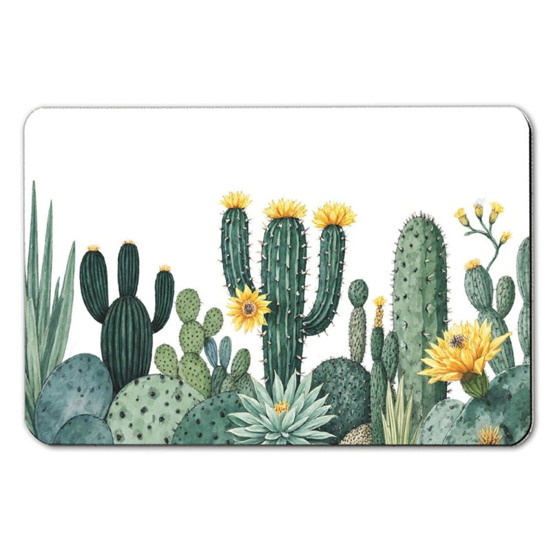 Tapis de bain Fresh Green Cactus, 36 x 24