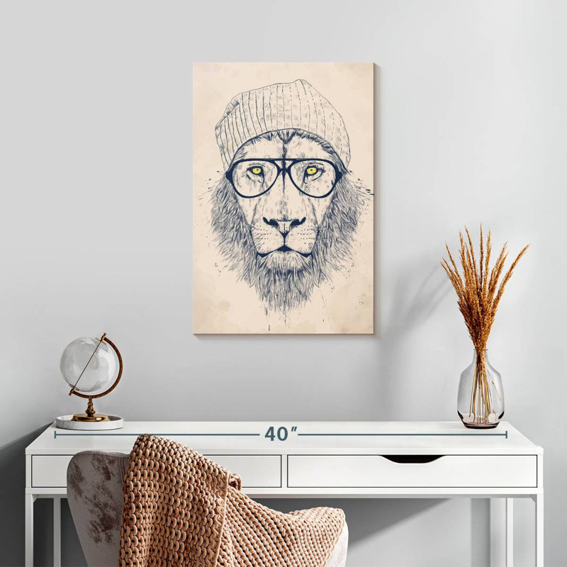 Lion tendance, H 24 po x l 16 po
