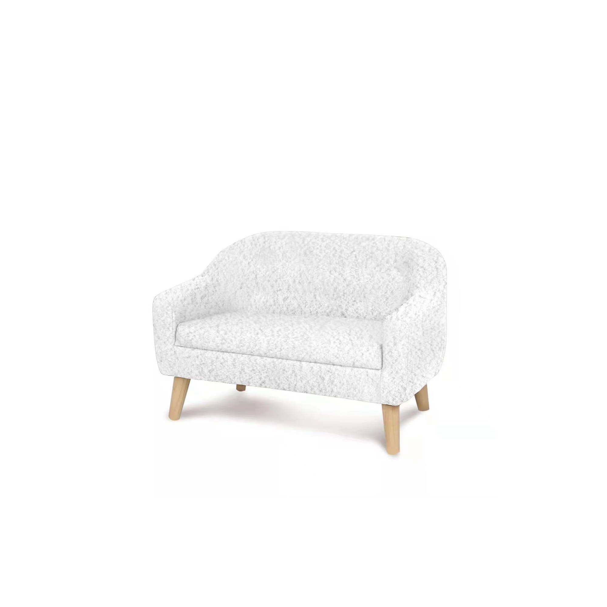 Benales Kids Foam Mini Sofa, White