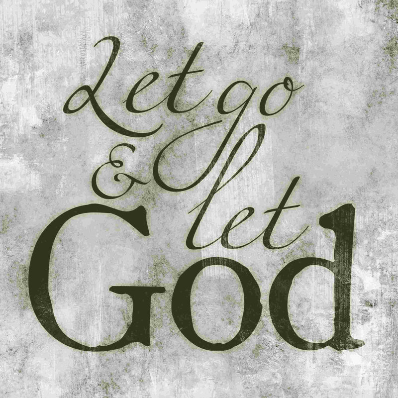 " Let God Gray ", 36" H x 36" W  