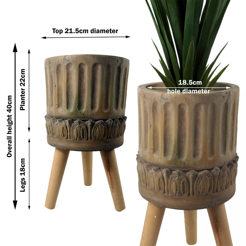 Cement Indoor Cachepot