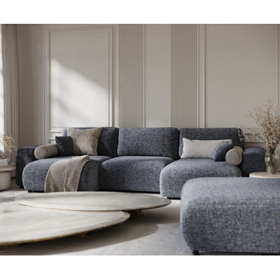 Six-seater panoramic sofa