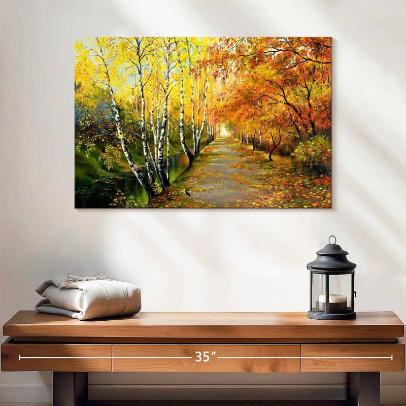 Autumn Painting, 16" H x 24" W