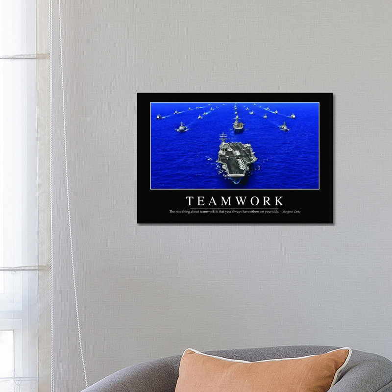 Teamwork by Stocktrek Images - Wrapped Canvas Print, 66.04 cm H x 45.72 cm W x 3.175 cm D