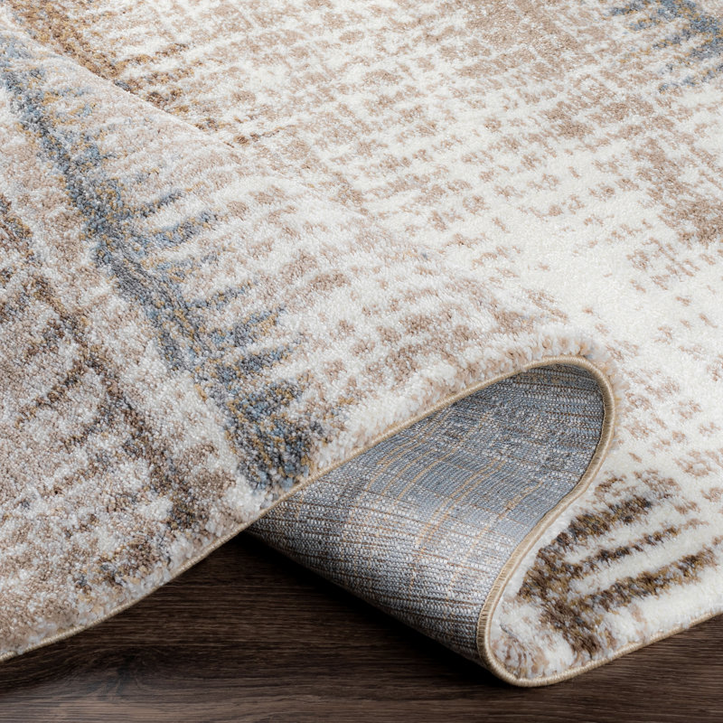 Maez Abstract Area Rug, Rectangle 6'7" x 9'