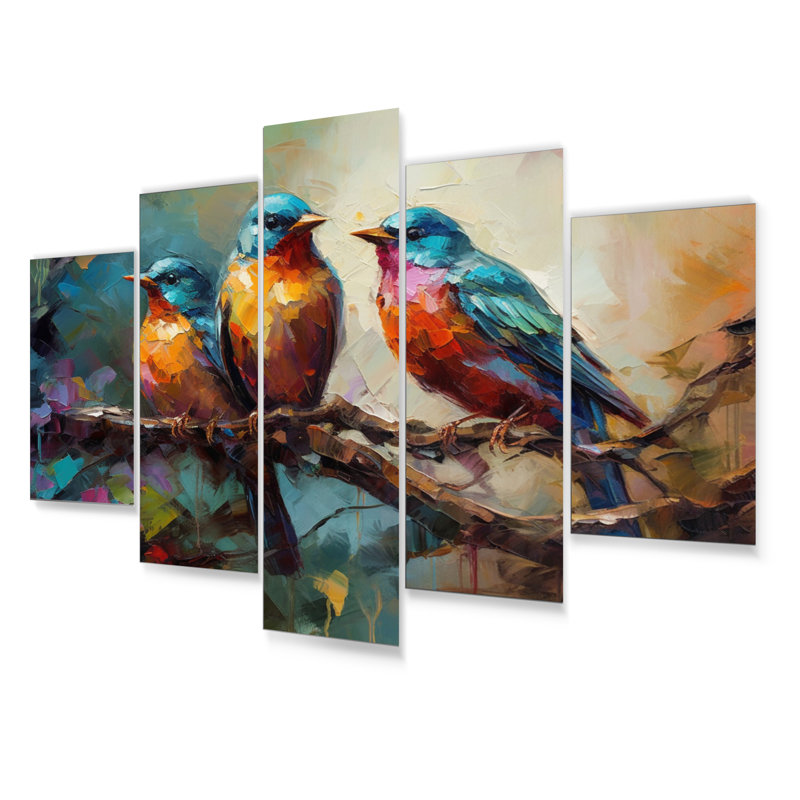 Traditional Animals Wall Decor on Metal