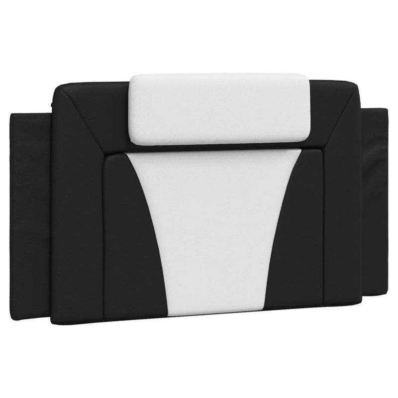 Coussin de tête de lit vidaXL noir et blanc 100 cm Viana, Noir et blanc