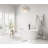 67 Inch Bathtub in Glossy White with Trim-105507092