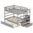 Kids Full Over Full Bunk Bed with Trundle
