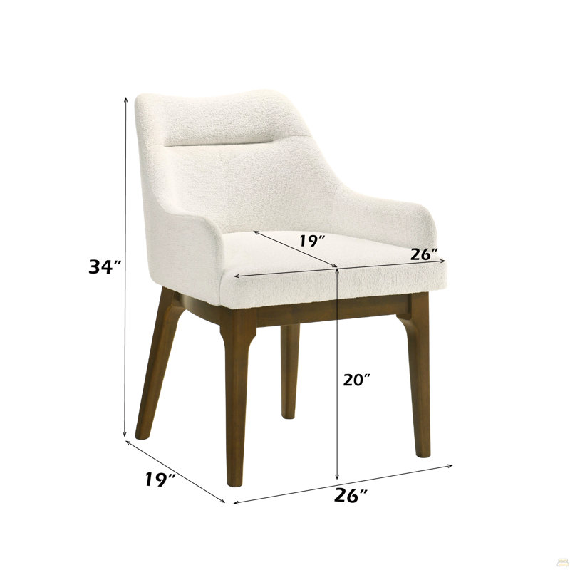 Chaise d'appoint en chenille (ensemble de 2)